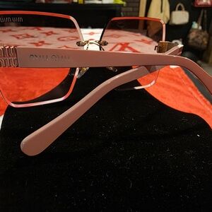 Miu Miu Pink Women's Sunglasses Size 62 -16-142 **NO Case